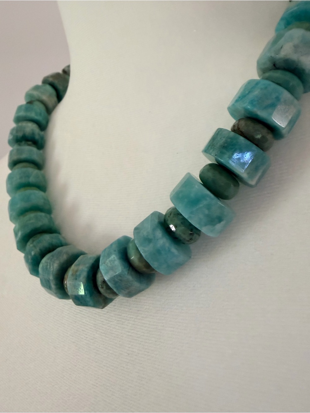 Theodosia Russian Amazonite Statement Necklace